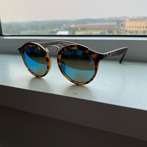 Ray-Ban RB 4256F Gatsby Mirror Tortoise Sunglasses